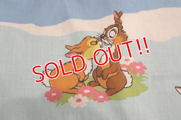 画像7: ct-200201-74 Bambi / 1970's Flat Sheet (Twin)