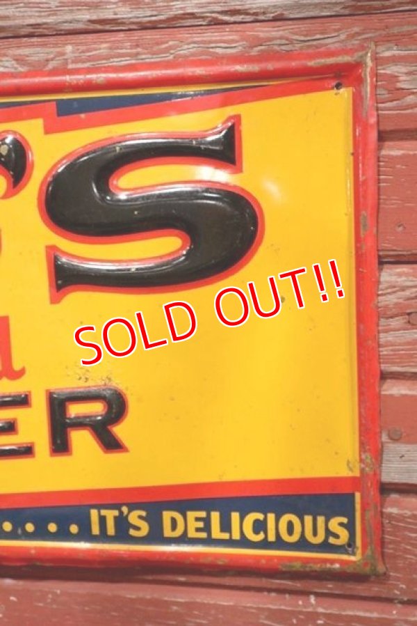 画像6: dp-190605-04 DAD'S ROOT BEER / 1950's Metal Sign