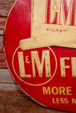 画像3: dp-190605-04 L&M Cigarette / 1950's Metal Sign