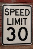 画像1: dp-200201-29 Road Sign "SPEED LIMIT 30 "