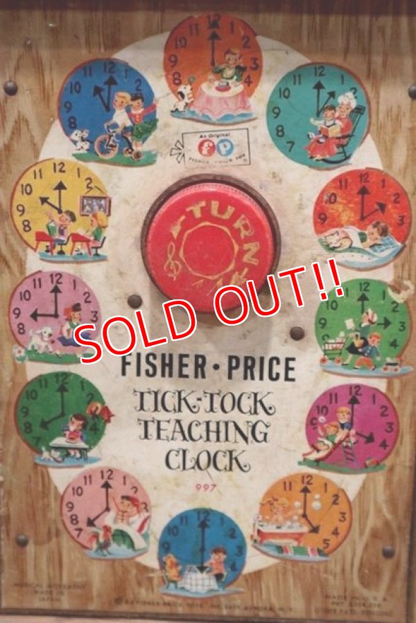 画像9: fp-111229-03 Fisher-Price Toys / Musical Box 1964 Tick-Tock Clock