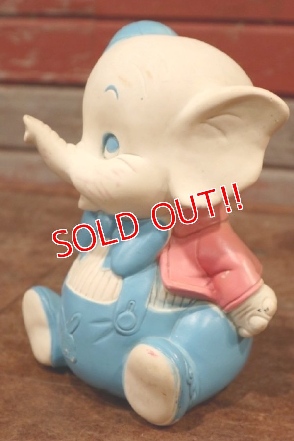 画像4: ct-191211-32 EDWARD MOBLEY / 1960's Elephant Squeaky Doll