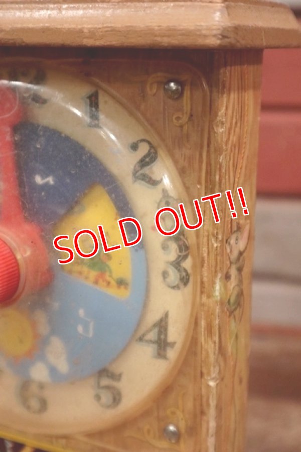 画像3: fp-111229-03 Fisher-Price Toys / Musical Box 1964 Tick-Tock Clock