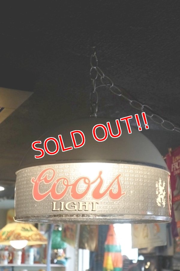 画像1: dp-200101-13 Coors LIGHT / 1980's Pool Lamp