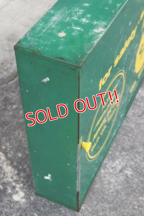 画像8: dp-200301-03 OIL SEALS / Vintage Metal Cabinet