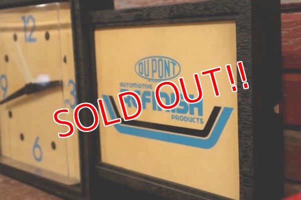 画像8: dp-200301-04 DU PONT / 1980's Lighted Sign Clock