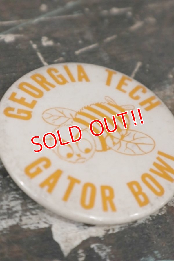 画像2: dp-200301-09 GATOR BOWL GEORGIA TECH / Vintage College Pinback