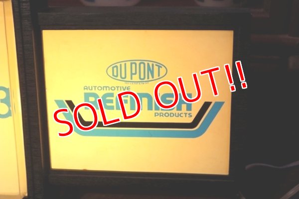 画像3: dp-200301-04 DU PONT / 1980's Lighted Sign Clock