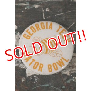 画像: dp-200301-09 GATOR BOWL GEORGIA TECH / Vintage College Pinback