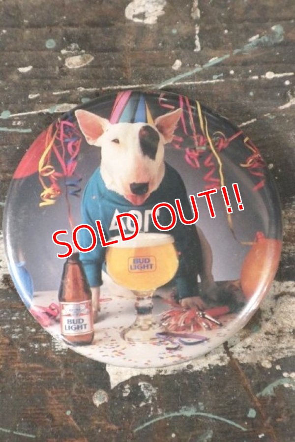 画像1: ct-200301-05 BUD LIGHT / Spuds Mackenzie 1980's Pinback