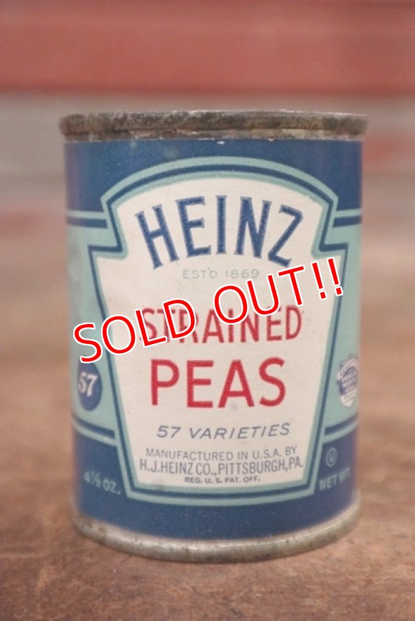 画像1: dp-200301-17 HEINZ / Vintage Strained Peas Can