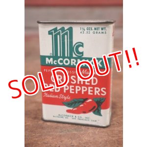 画像: dp-200301-15 McCORMICK / Crushed Red Pepper Can