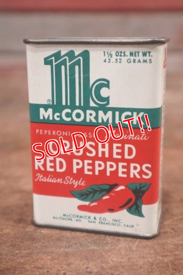 画像1: dp-200301-15 McCORMICK / Crushed Red Pepper Can