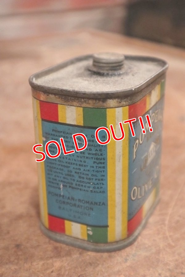 画像3: dp-200301-16 POMPEIAN / Vintage OLIVE OIL Can