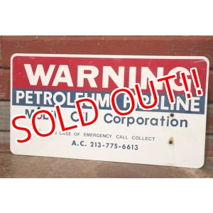 画像: dp-200301-49 Mobil Oil Corporation / WARNING Sign