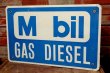 画像1: dp-200301-50 Mobil / GAS DIESEL Sign