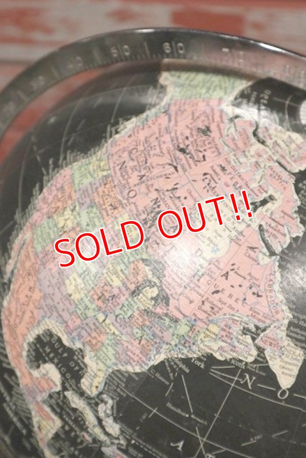 画像3: dp-200301-43 1970's Black Ocean Globe