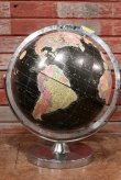 画像1: dp-200301-43 1970's Black Ocean Globe