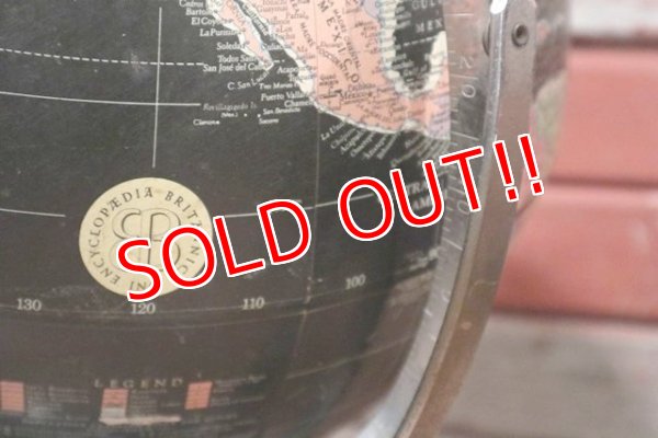 画像9: dp-200301-43 1970's Black Ocean Globe