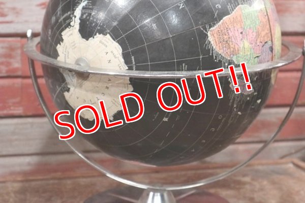 画像10: dp-200301-43 1970's Black Ocean Globe