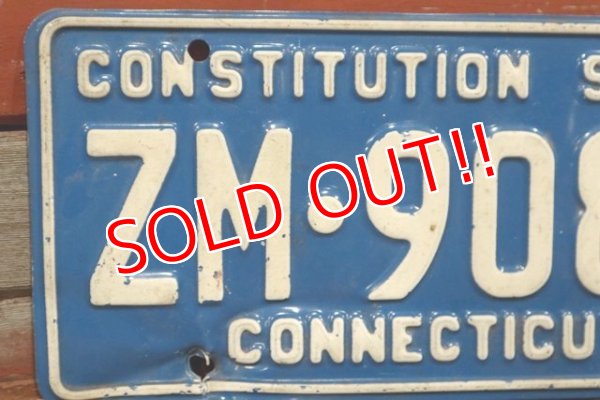 画像2: dp-200301-53 License Plate / 1980's CONNECTICUT