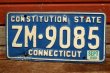 画像1: dp-200301-53 License Plate / 1980's CONNECTICUT