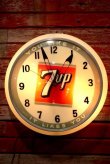 画像1: dp-200301-61 7up / 1950's-1960's Light-Up Clock