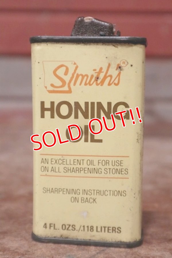 画像1: dp-200301-72 Smith's HONING OIL / Vintage Handy Can
