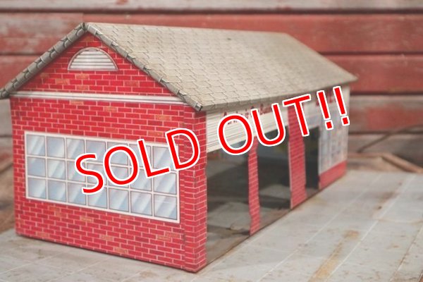 画像6: dp-200301-64 SHELL Service Station / 1950's-1960's Tin Toy