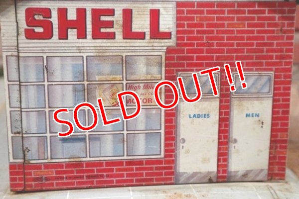 画像5: dp-200301-64 SHELL Service Station / 1950's-1960's Tin Toy