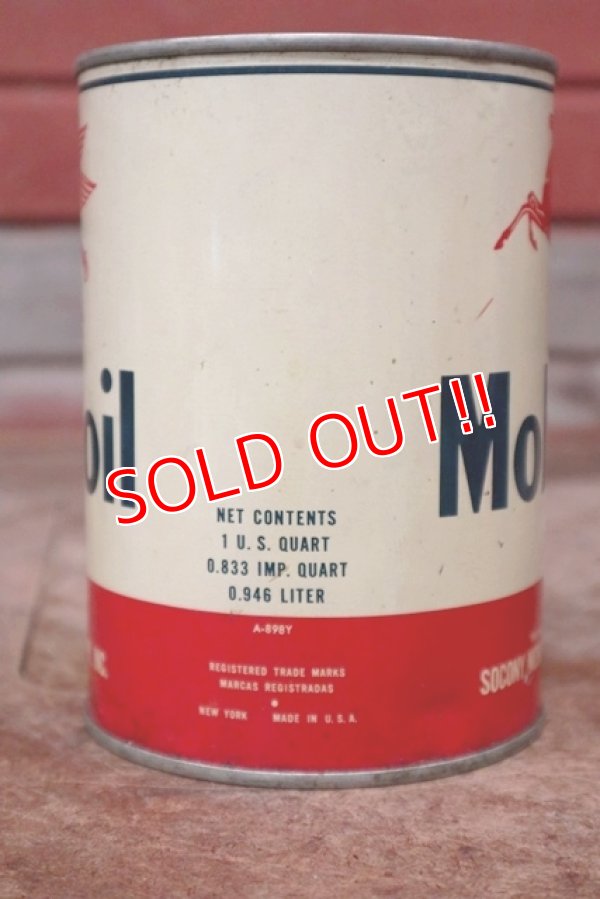 画像3: dp-200301-66 Mobiloil / 1950's 1QT Oil Can