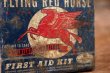 画像2: dp-200301-70 Mobiloil Flying Red Horse / 1940's First Aid Kit Case