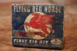 画像1: dp-200301-70 Mobiloil Flying Red Horse / 1940's First Aid Kit Case