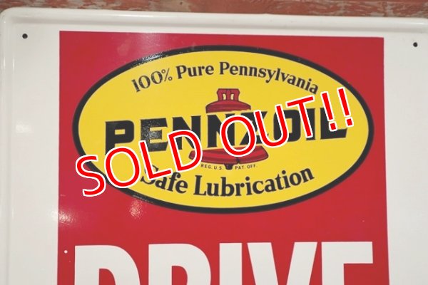 画像2: dp-200301-57 PENNZOIL / 1966 Metal Sign