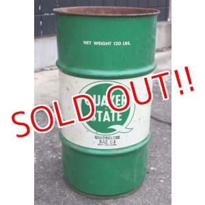 画像: dp-200401-01 QUAKER STATE / 1970's 120 LBS. Motor Oil Can
