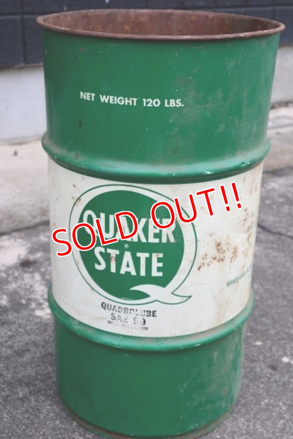 画像3: dp-200401-01 QUAKER STATE / 1970's 120 LBS. Motor Oil Can