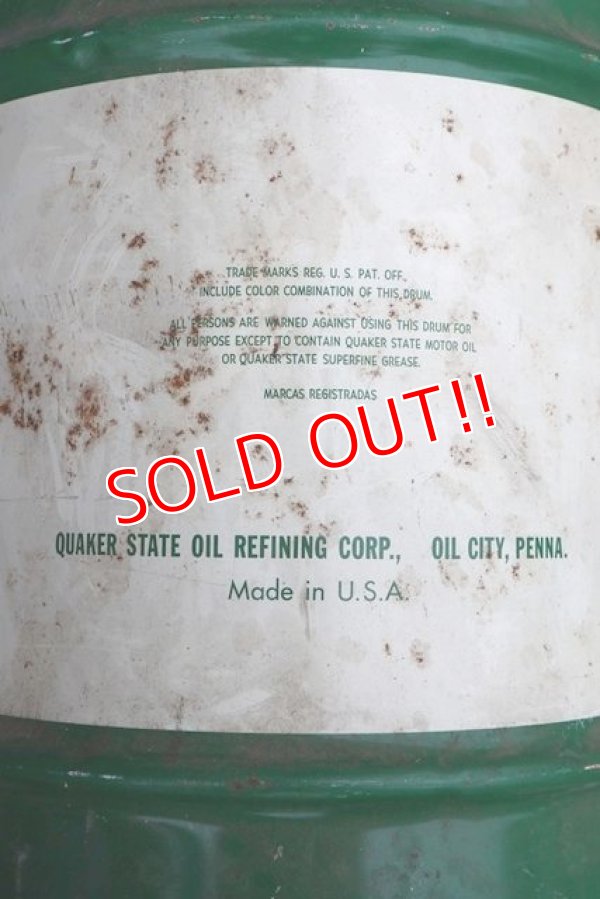 画像6: dp-200401-01 QUAKER STATE / 1970's 120 LBS. Motor Oil Can