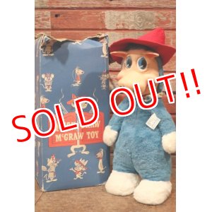 画像: ct-200403-01 Quick Draw McGraw / Knickerbocker 1950's Rubber Face Doll