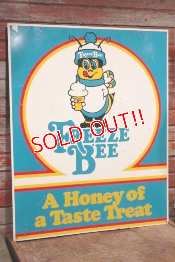 画像3: dp-200301-01 Freeze Bee / Vintage Double Sided Sign