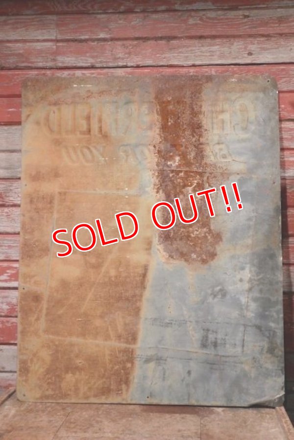 画像8: dp-200403-05 CHESTERFIELD / 1950's Metal Sign