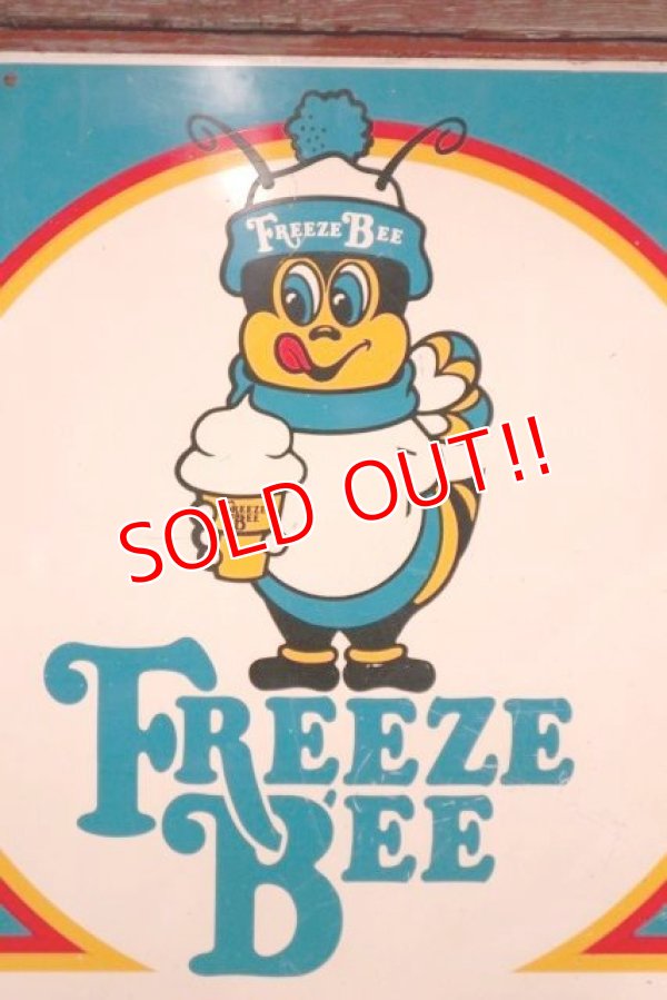 画像2: dp-200301-01 Freeze Bee / Vintage Double Sided Sign