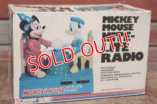 画像9: ct-200401-22 Mickey Mouse & Donald Duck / 1970's Nite-Lite Radio