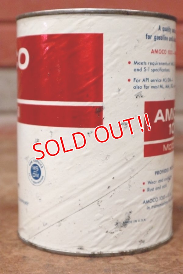 画像3: dp-200403-20 AMOCO / Amoco 100 1QT Motor Oil Can