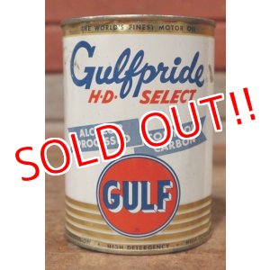 画像: dp-200403-19 GULF / 1960's Gulfpride 1QT Motor Oil Can