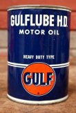 画像1: dp-200403-17 GULF / 1940's-1950's GULFLUBE H.D. 1QT Motor Oil Can