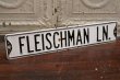 画像1: dp-200403-07 Road Sign "FLEISCHMAN LN."