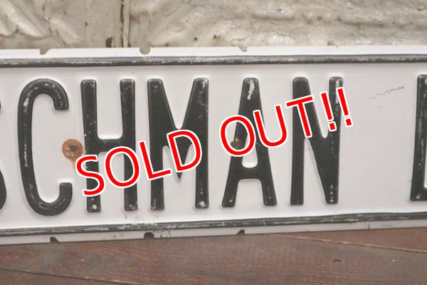 画像3: dp-200403-07 Road Sign "FLEISCHMAN LN."