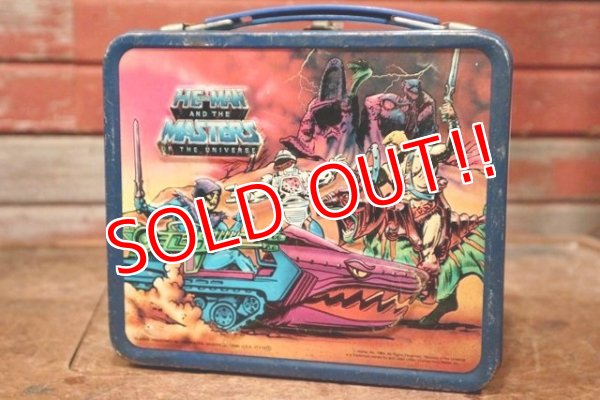 画像1: ct-200415-24 HE-MAN and the Masters of the Universe / Aladdin 1980's Metal Lunch Box