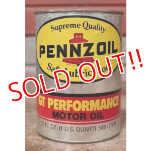 画像: dp-200415-13 PENNZOIL / GT PERFORMANCE 1QT Motor Oil Can 