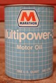 画像1: dp-200415-14 MARATHON / Multipower-3 1QT Motor Oil Can 